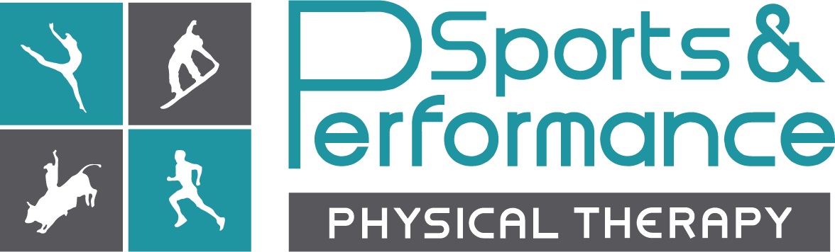 Sports & Performance Physical Therapy Logo in their branded colors, teal and gray